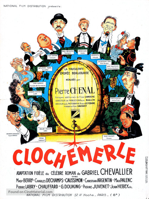 Clochemerle - French Movie Poster