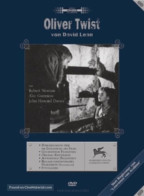 Oliver Twist - German DVD movie cover