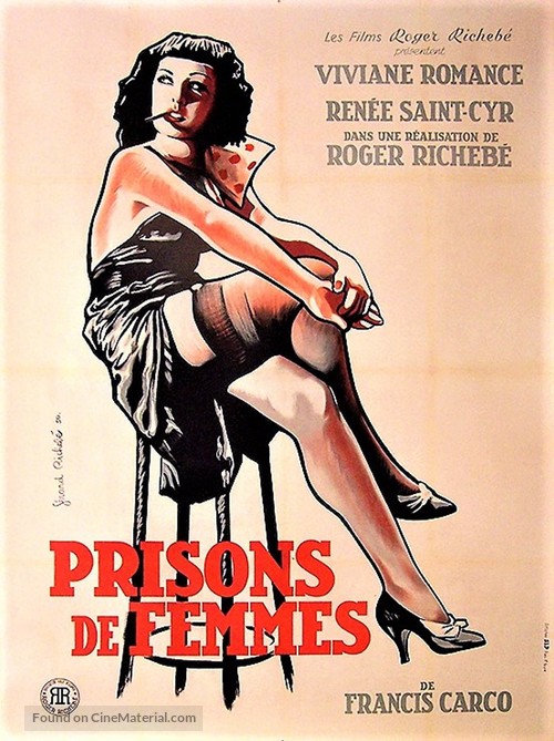 Prisons de femmes - French Movie Poster