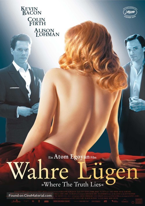 Where the Truth Lies - German Movie Poster