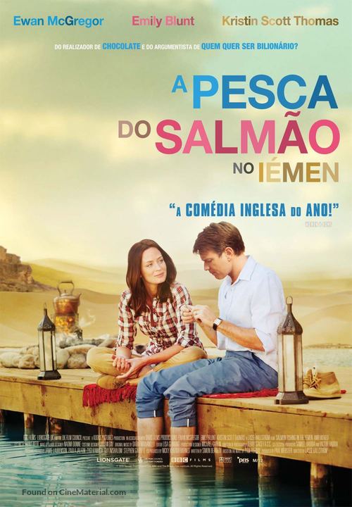 Salmon Fishing in the Yemen - Portuguese Movie Poster