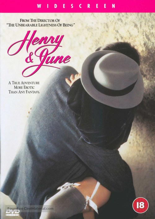 Henry &amp; June - British DVD movie cover