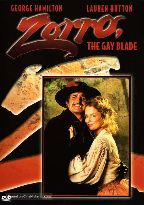 Zorro, the Gay Blade - DVD movie cover