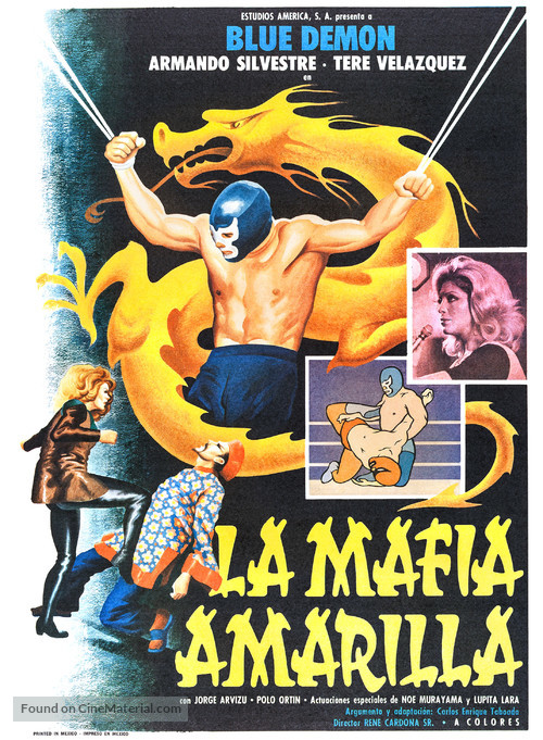 La mafia amarilla - Mexican Movie Poster