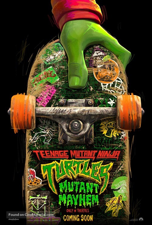 Teenage Mutant Ninja Turtles: Mutant Mayhem - British Movie Poster