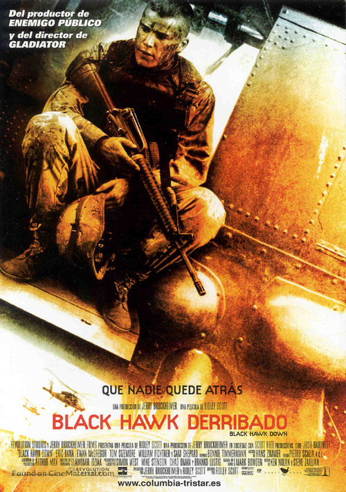 Black Hawk Down - Spanish Movie Poster