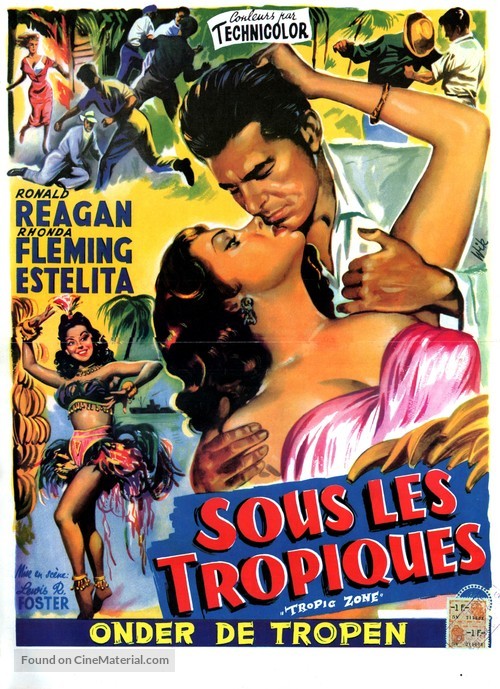 Tropic Zone - Belgian Movie Poster