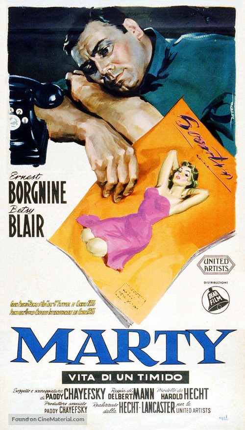 Marty - Italian Movie Poster