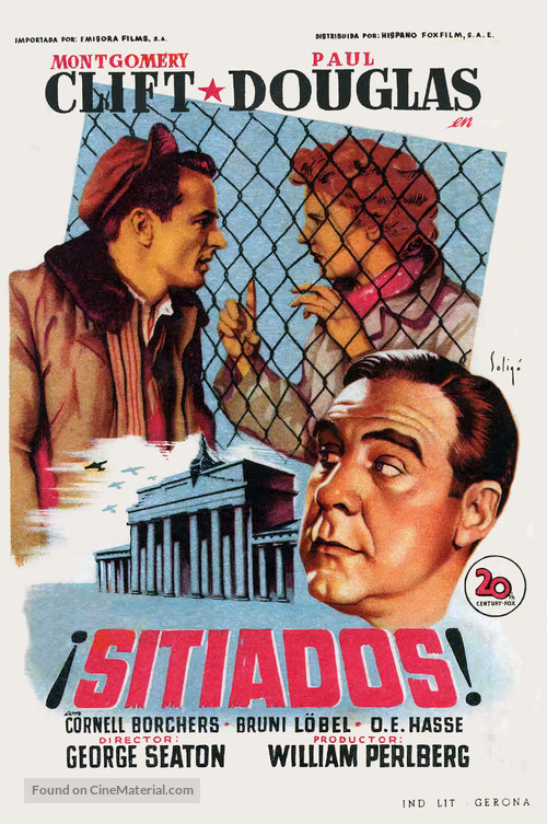 The Big Lift - Spanish Movie Poster