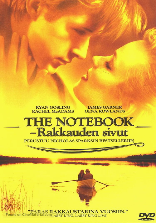 The Notebook - Finnish DVD movie cover