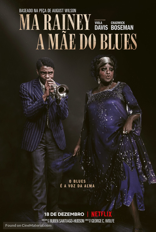 Ma Rainey&#039;s Black Bottom - Portuguese Movie Poster