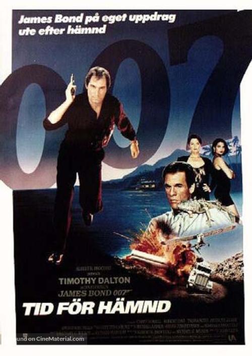 Licence To Kill - Swedish Movie Poster