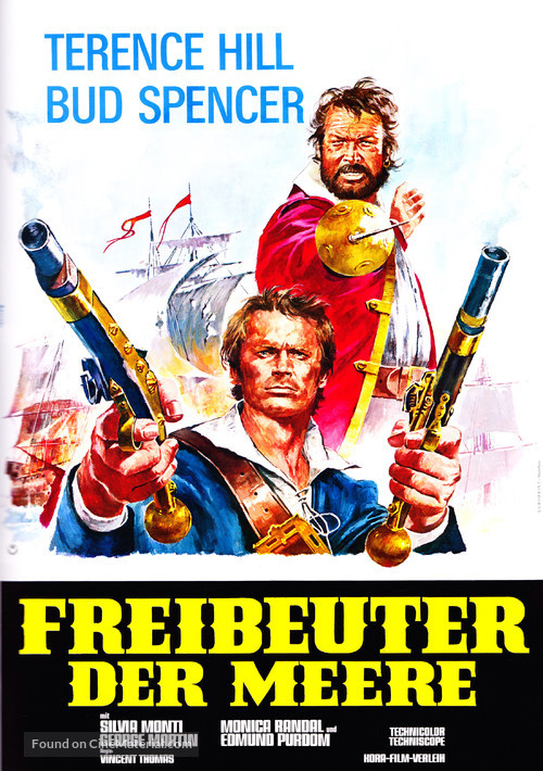 Il corsaro nero - German Movie Poster