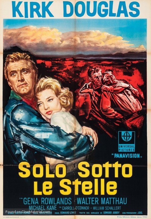 Lonely Are the Brave - Italian Movie Poster