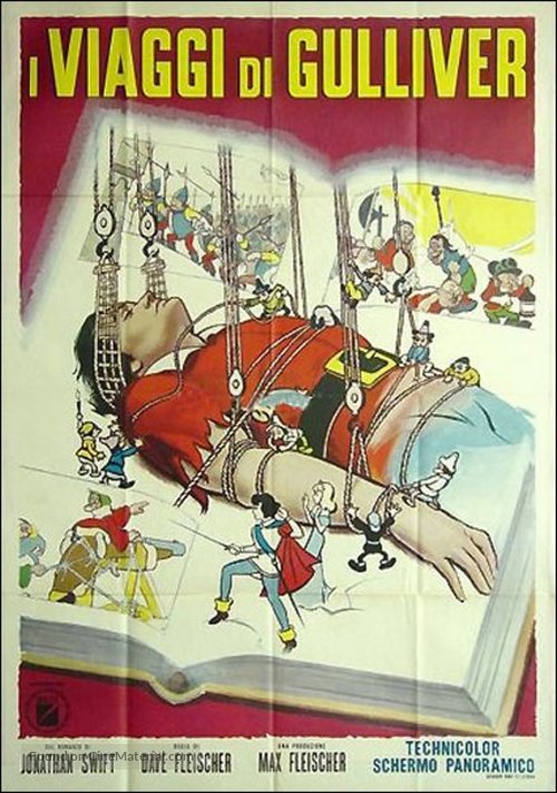 Gulliver&#039;s Travels - Italian Movie Poster