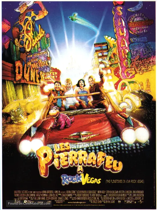 The Flintstones in Viva Rock Vegas - French Movie Poster