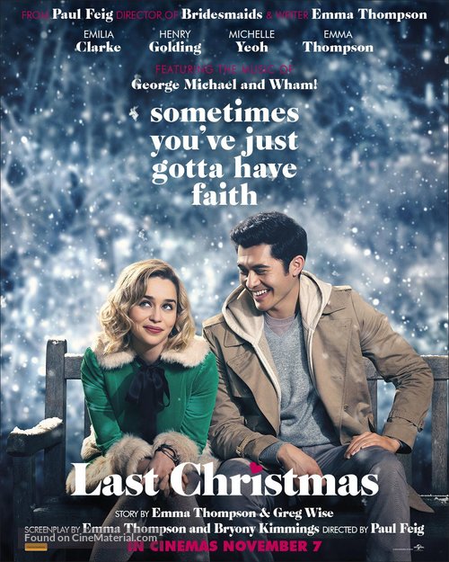 Last Christmas - Australian Movie Poster