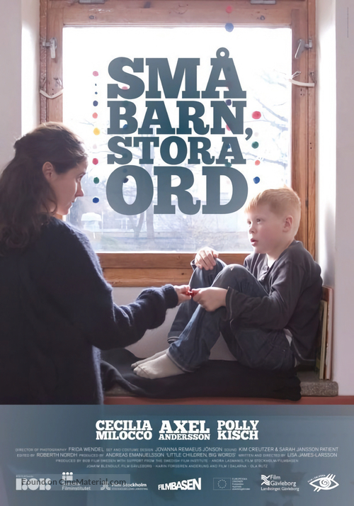 Sm&aring; barn, stora ord - Swedish Movie Poster