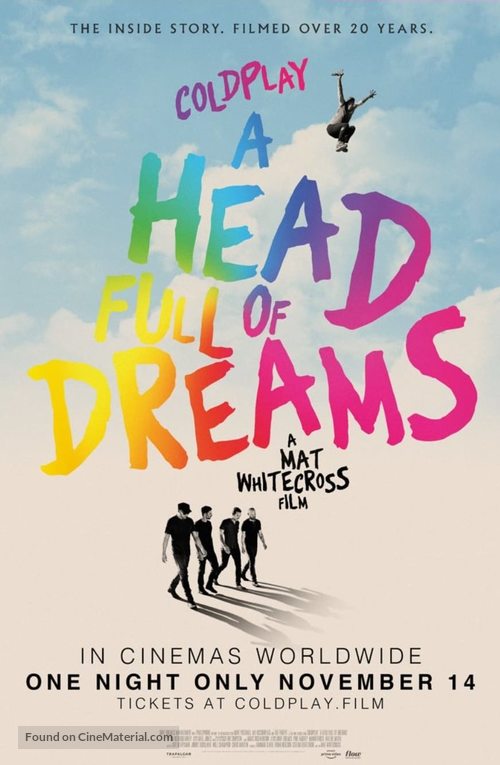 Coldplay: A Head Full of Dreams - British Movie Poster