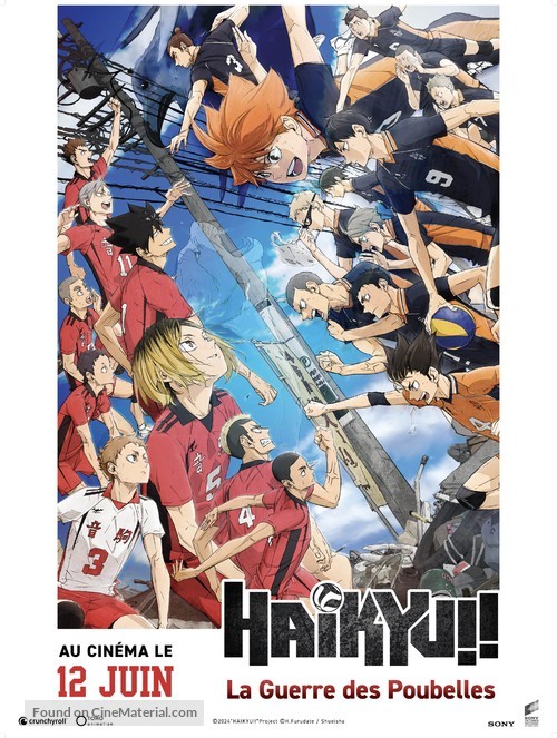 Gekij&ocirc;ban Haikyu!! Gomi Suteba no Kessen - French Movie Poster