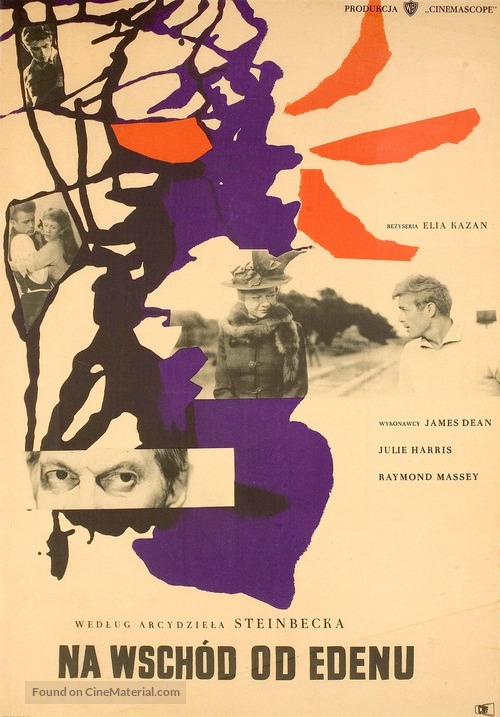 East of Eden - Polish Movie Poster