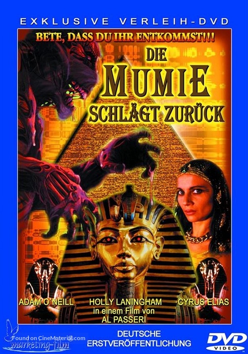 The Mummy Theme Park - German DVD movie cover