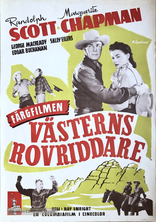 Coroner Creek - Swedish Movie Poster