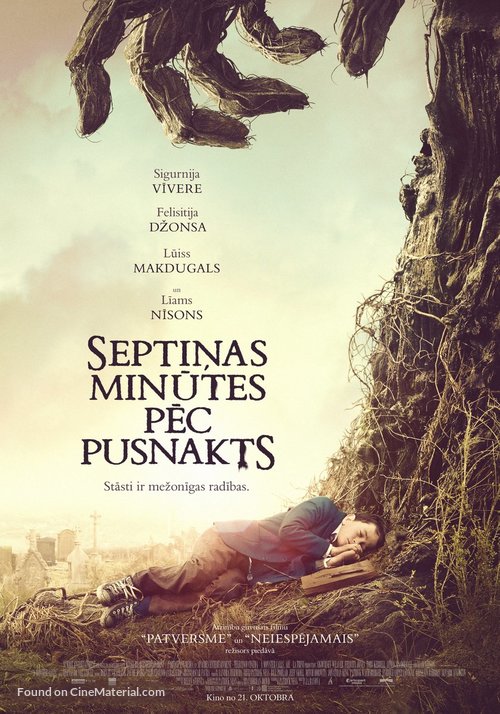 A Monster Calls - Latvian Movie Poster