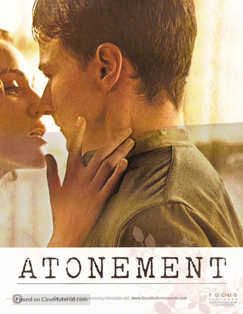 Atonement - For your consideration movie poster