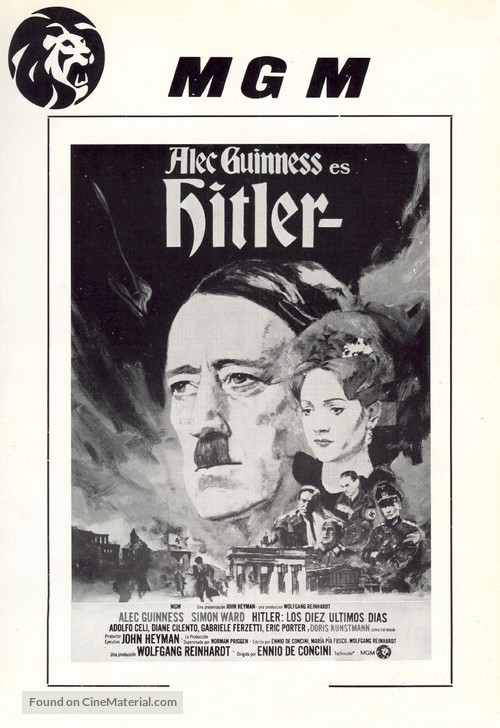 Hitler: The Last Ten Days - Spanish poster