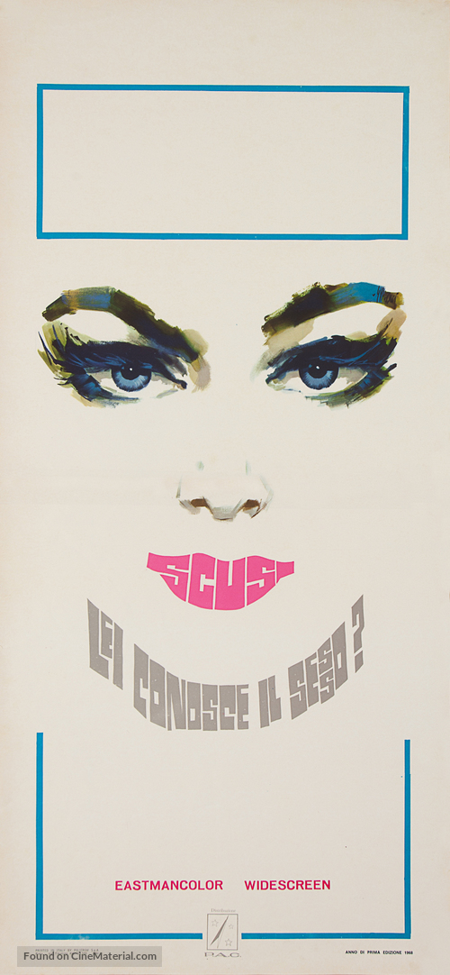 Scusi, lei conosce il sesso? - Italian Movie Poster