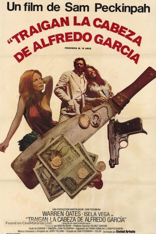 Bring Me the Head of Alfredo Garcia - Argentinian Movie Poster