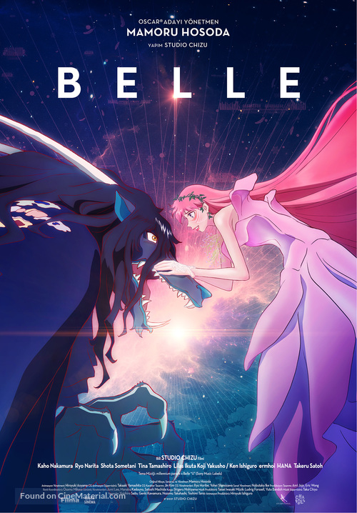 Belle: Ryu to Sobakasu no Hime - Turkish Movie Poster