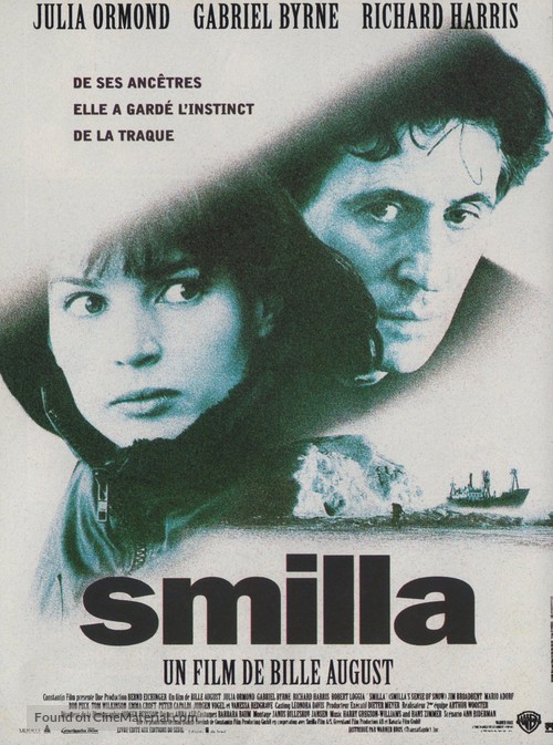 Smilla&#039;s Sense of Snow - French Movie Poster