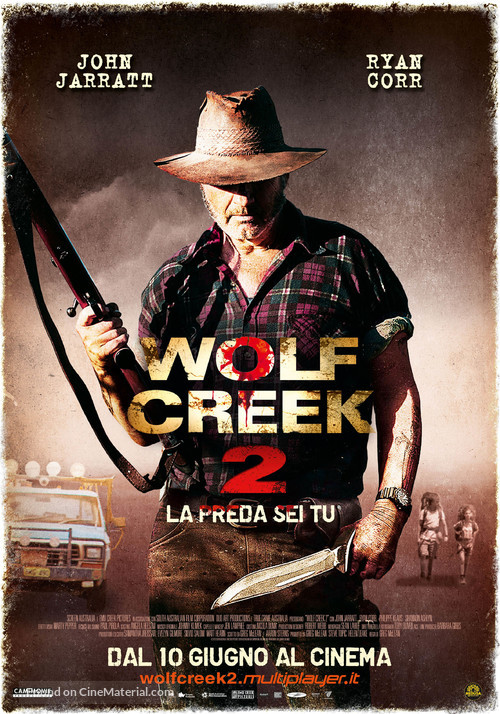 Wolf Creek 2 - Italian Movie Poster