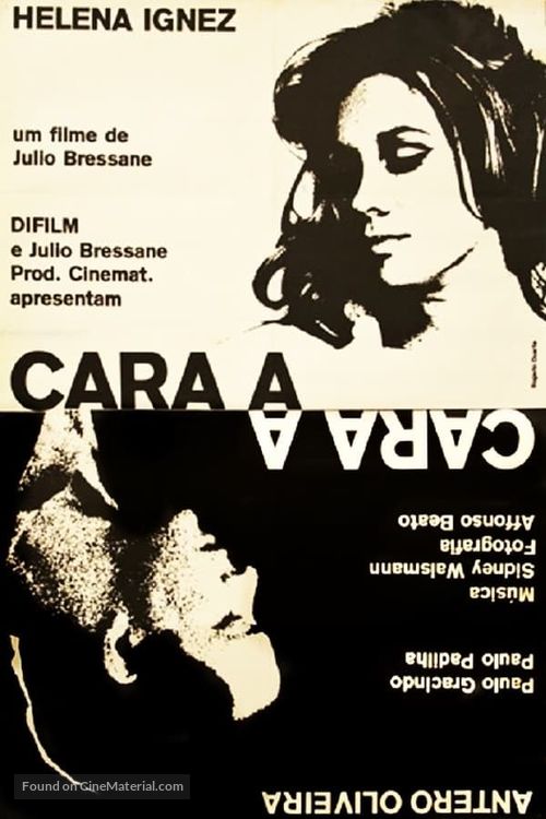 Cara a Cara - Brazilian Movie Poster