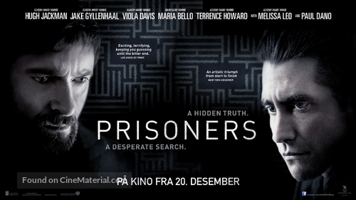 Prisoners - Norwegian Movie Poster