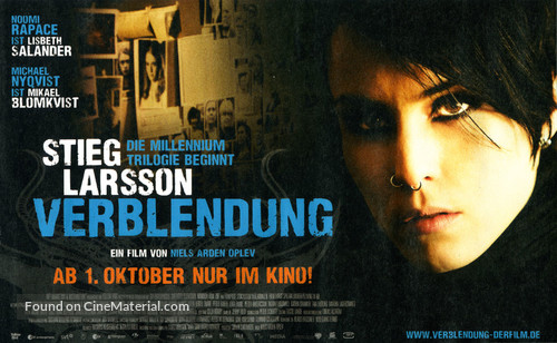 M&auml;n som hatar kvinnor - German Movie Poster