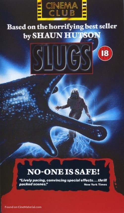 Slugs, muerte viscosa - British VHS movie cover