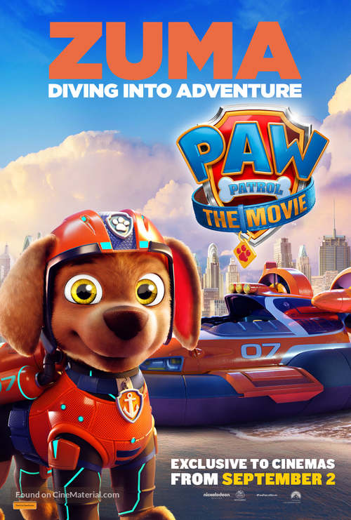 Paw Patrol: The Movie - Australian Movie Poster