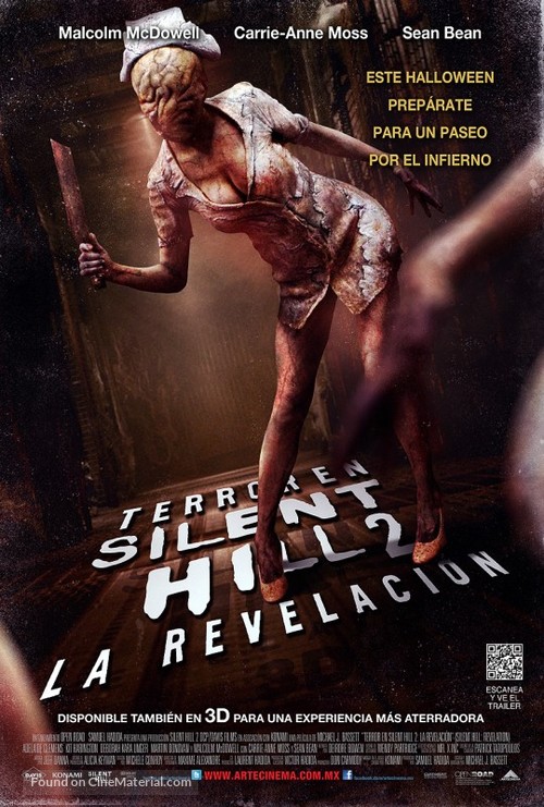 Silent Hill: Revelation 3D - Mexican Movie Poster