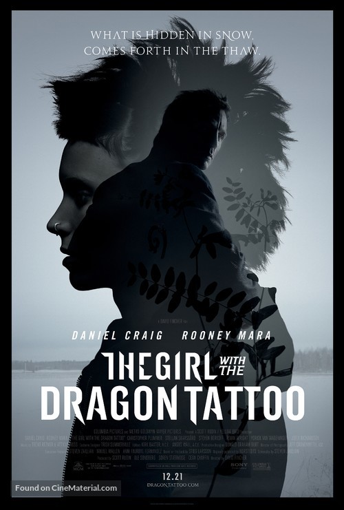 The Girl with the Dragon Tattoo - Theatrical movie poster