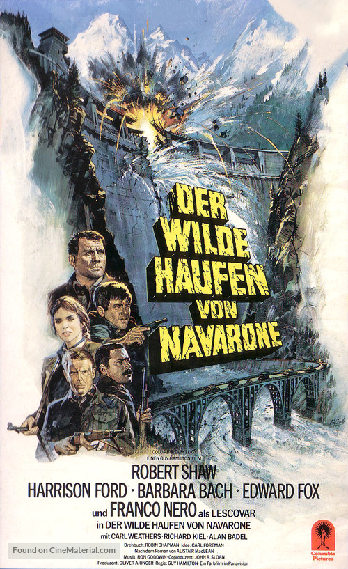 Force 10 From Navarone - German VHS movie cover