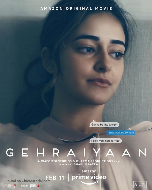 Gehraiyaan - Indian Movie Poster