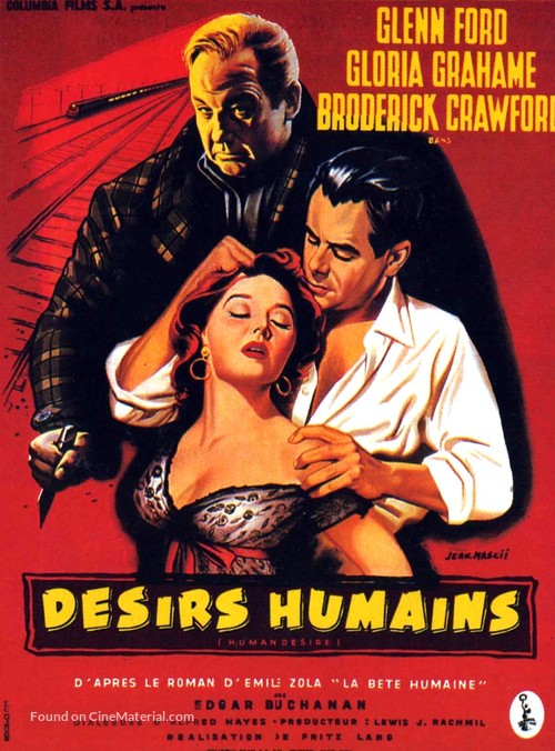 Human Desire - French Movie Poster