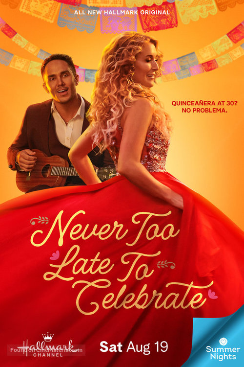 Never Too Late to Celebrate - Canadian Movie Poster