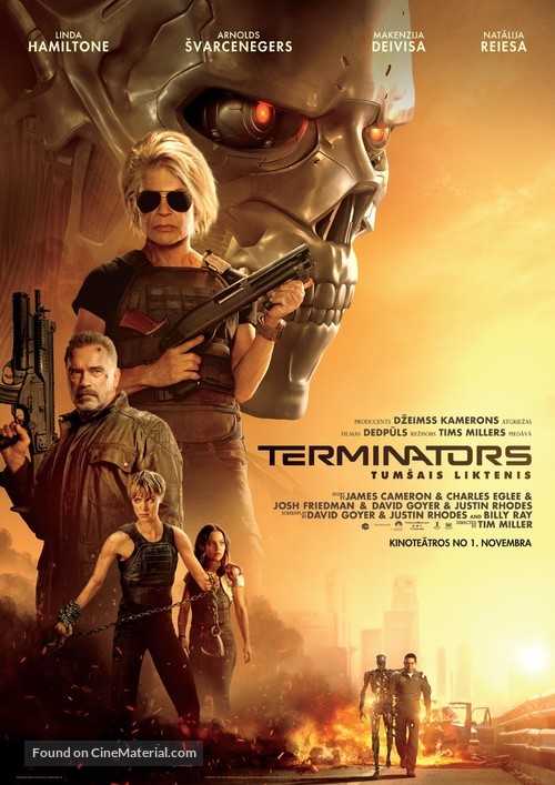 Terminator: Dark Fate - Latvian Movie Poster