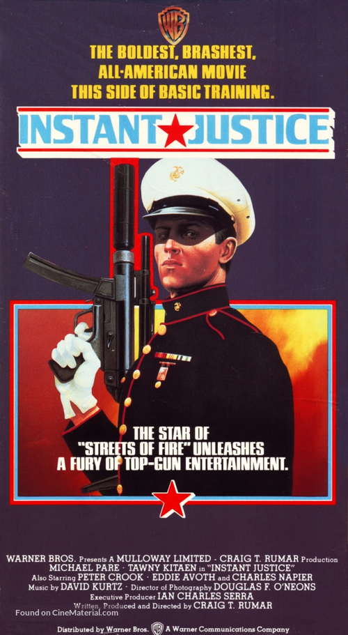 Instant Justice - VHS movie cover