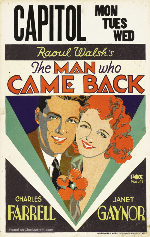 The Man Who Came Back - Movie Poster