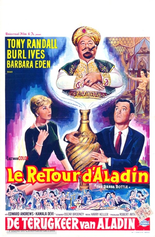 The Brass Bottle - Belgian Movie Poster